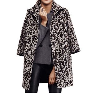 Ann Taylor Leopard Print Coat